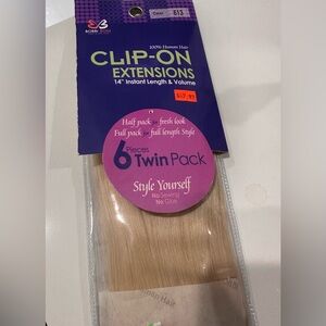 Clip on extensions, 6 pieces 14”